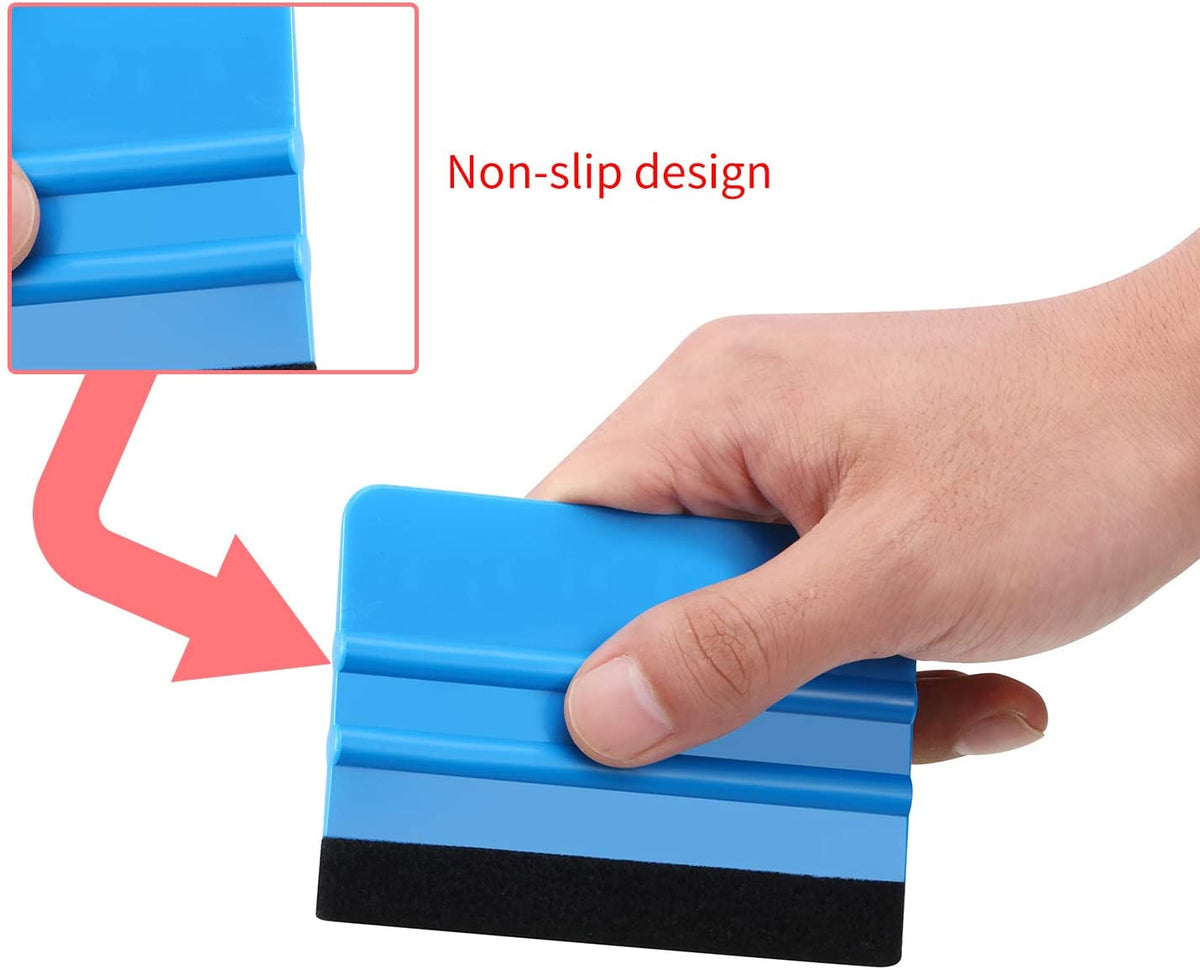 Felt Lined Squeegee for Vinyl Application
