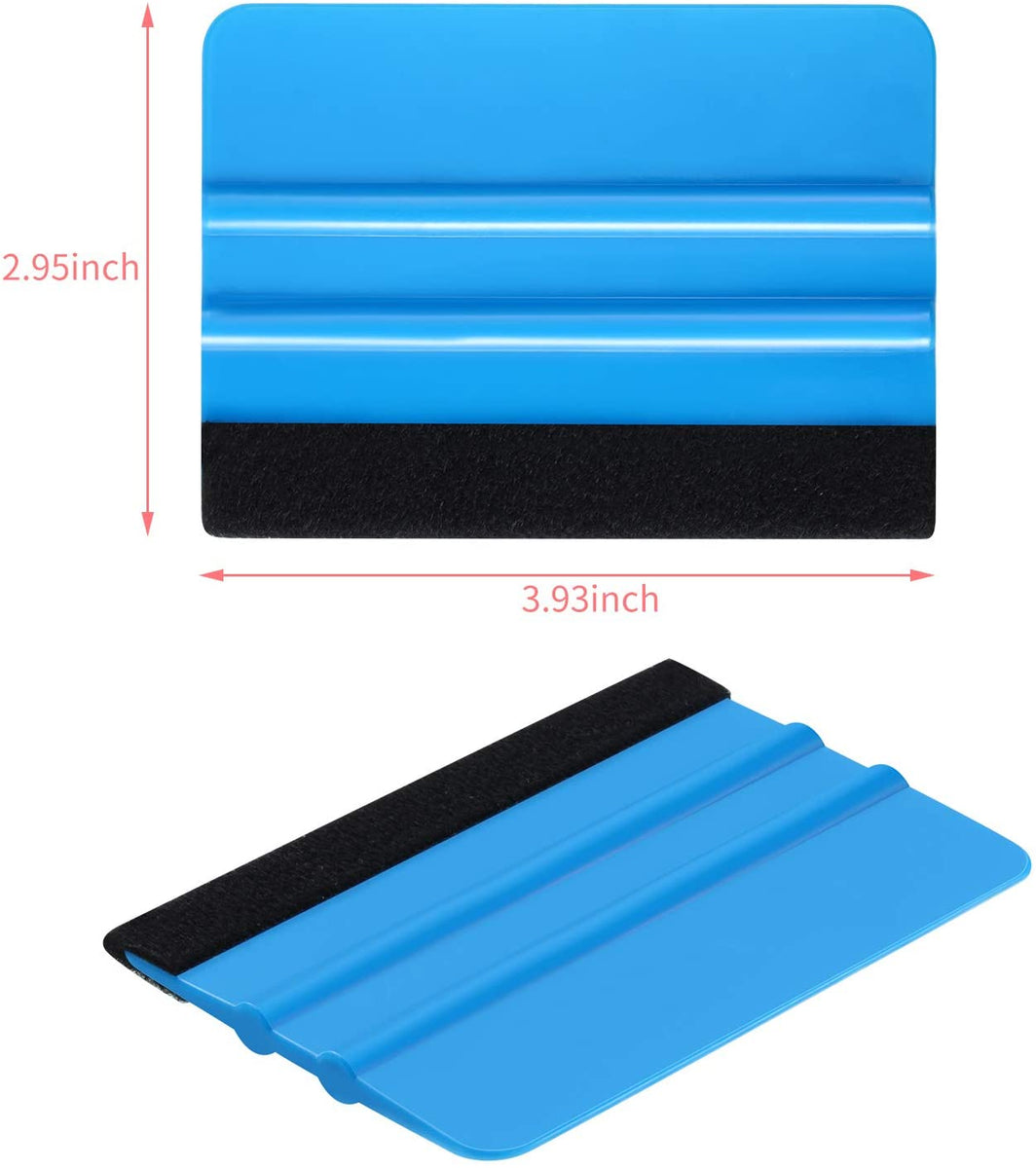 Vinyl Squeegee With Felt Edge And Black Fabric Stiffener Ideal For