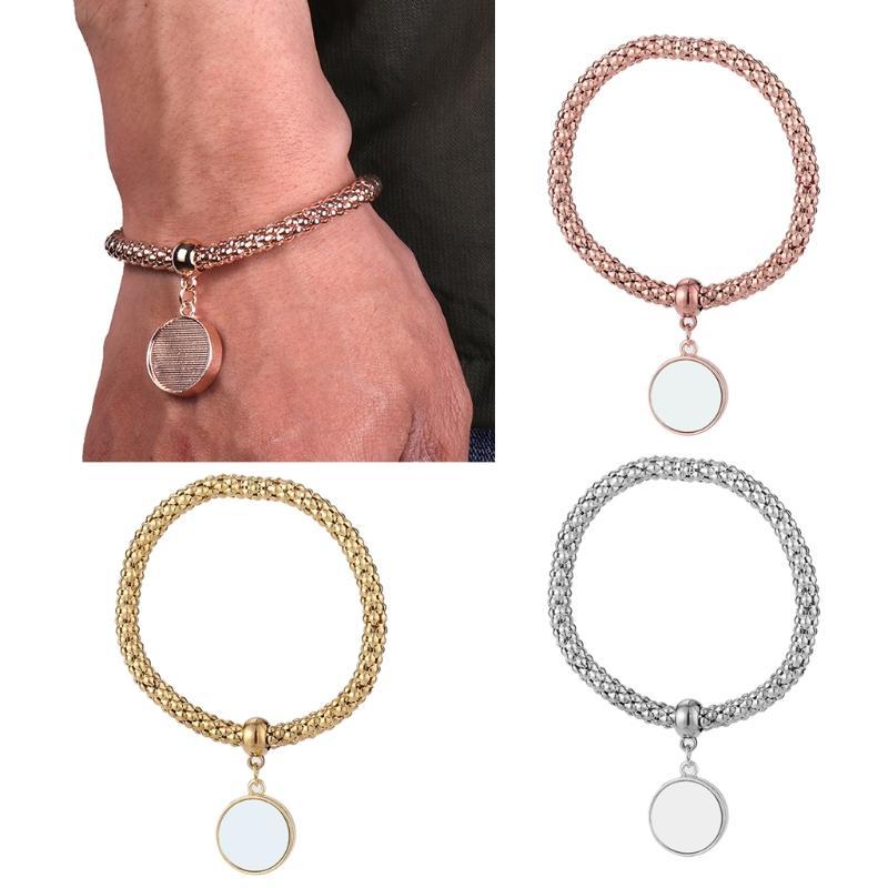 5 Charms Bracelet Women Sublimation Bracelet Blanks Jewelry Blanks