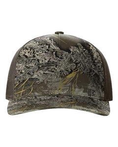 Richardson - Five-Panel Printed Trucker Cap pfp