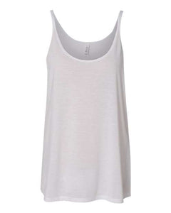 White BELLA + CANVAS - Women's Slouchy Tank - 8838