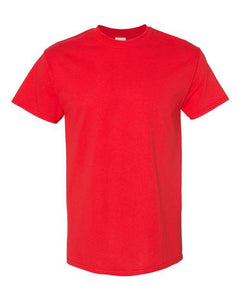 Red Gildan Heavy Cotton Tshirt