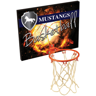 Sublimation Basketball Plaque with Metal Hoop