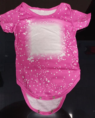 PINK SUBLIMATON BLEACHED ONSIE