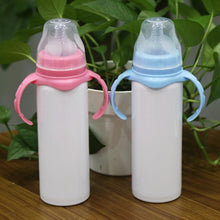 Load image into Gallery viewer, Sublimation White Nursing Bottle tumblers