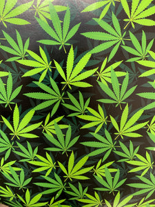 Green Marijuana Sticker Vinyl