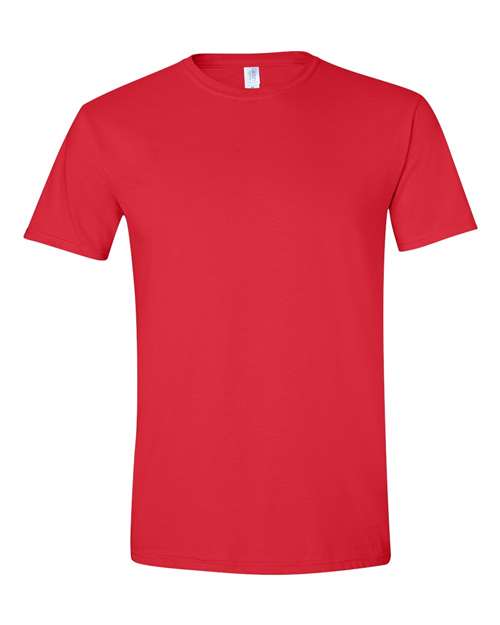 Red Gildan Soft Style T-Shirt