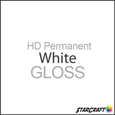 Glossy Permanent Vinyl White