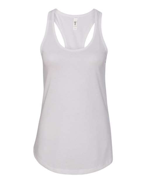 White - Next Level Razor Back Tank – The Vinyl Stand