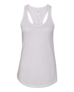 Next Level Razor Tank White - Next Level Razor Back Tank – The Vinyl Stand